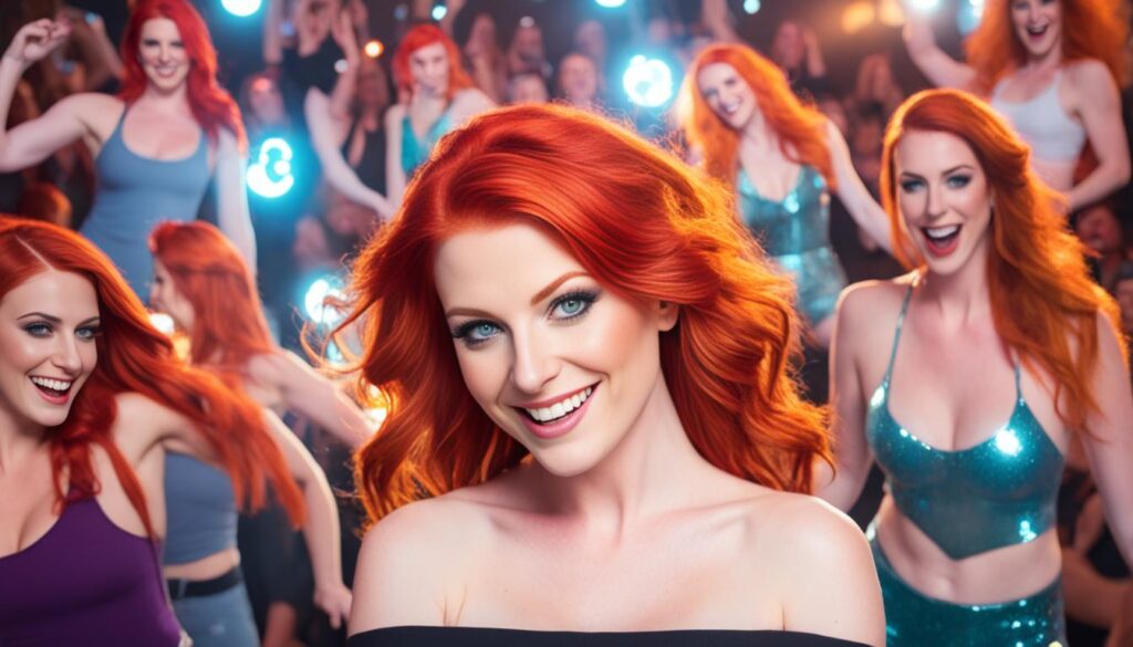 growing popularity of redhead performers